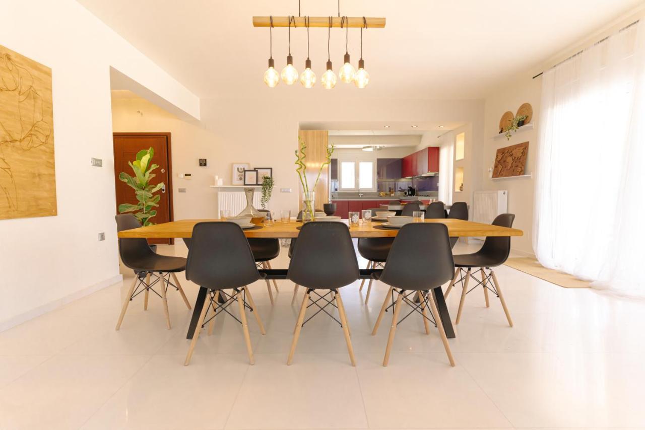 Blue Sky Villa In Crete Epano Vathia Εξωτερικό φωτογραφία