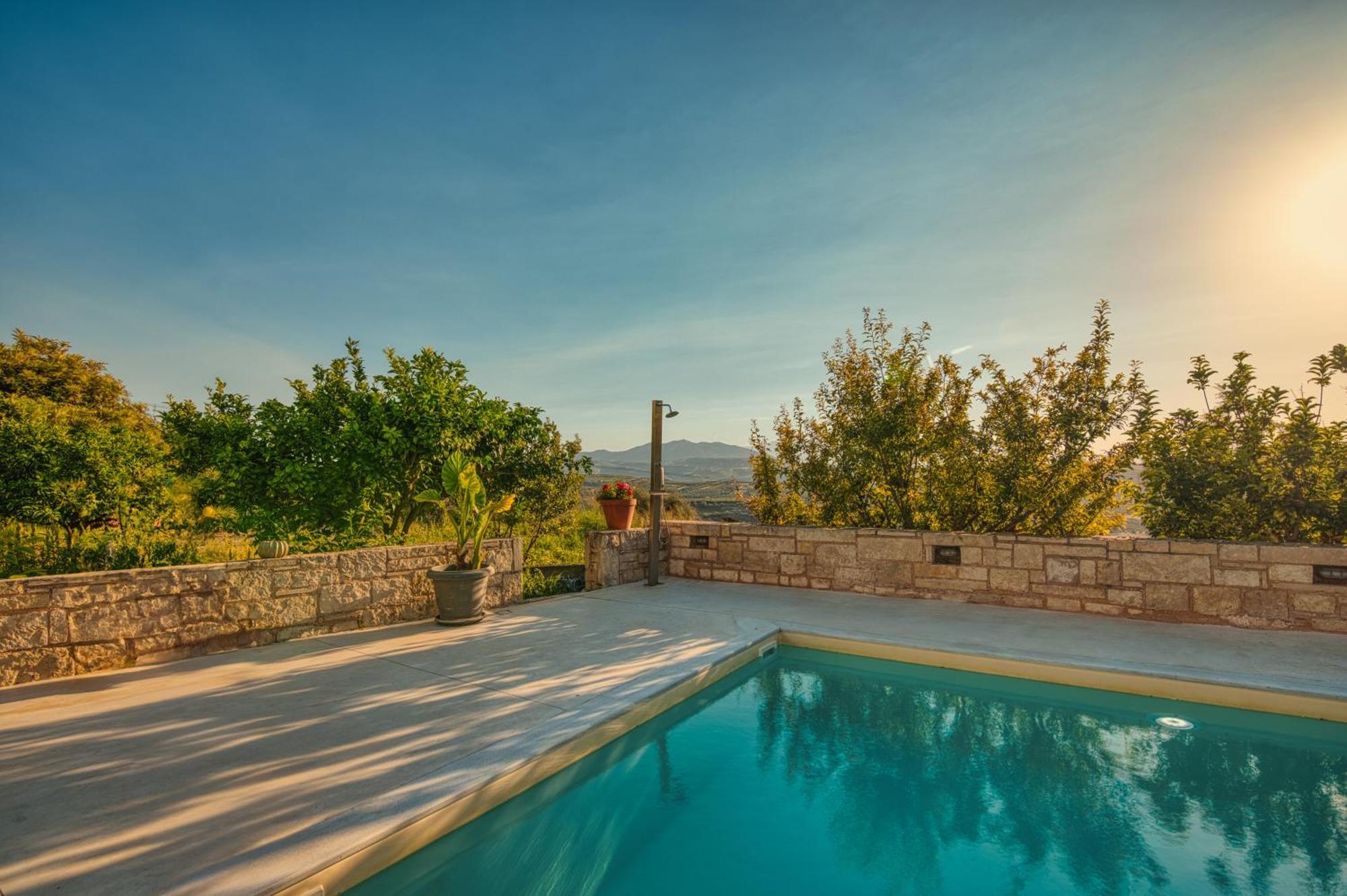 Blue Sky Villa In Crete Epano Vathia Εξωτερικό φωτογραφία