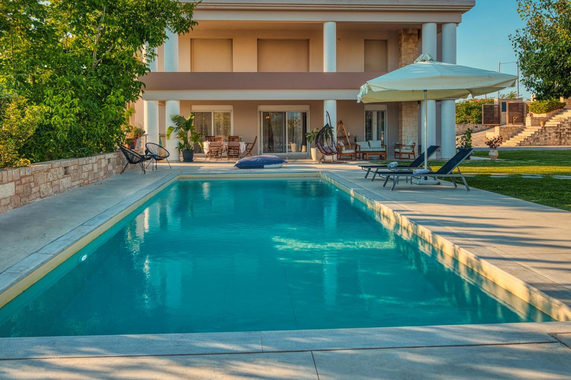 Blue Sky Villa In Crete Epano Vathia Εξωτερικό φωτογραφία